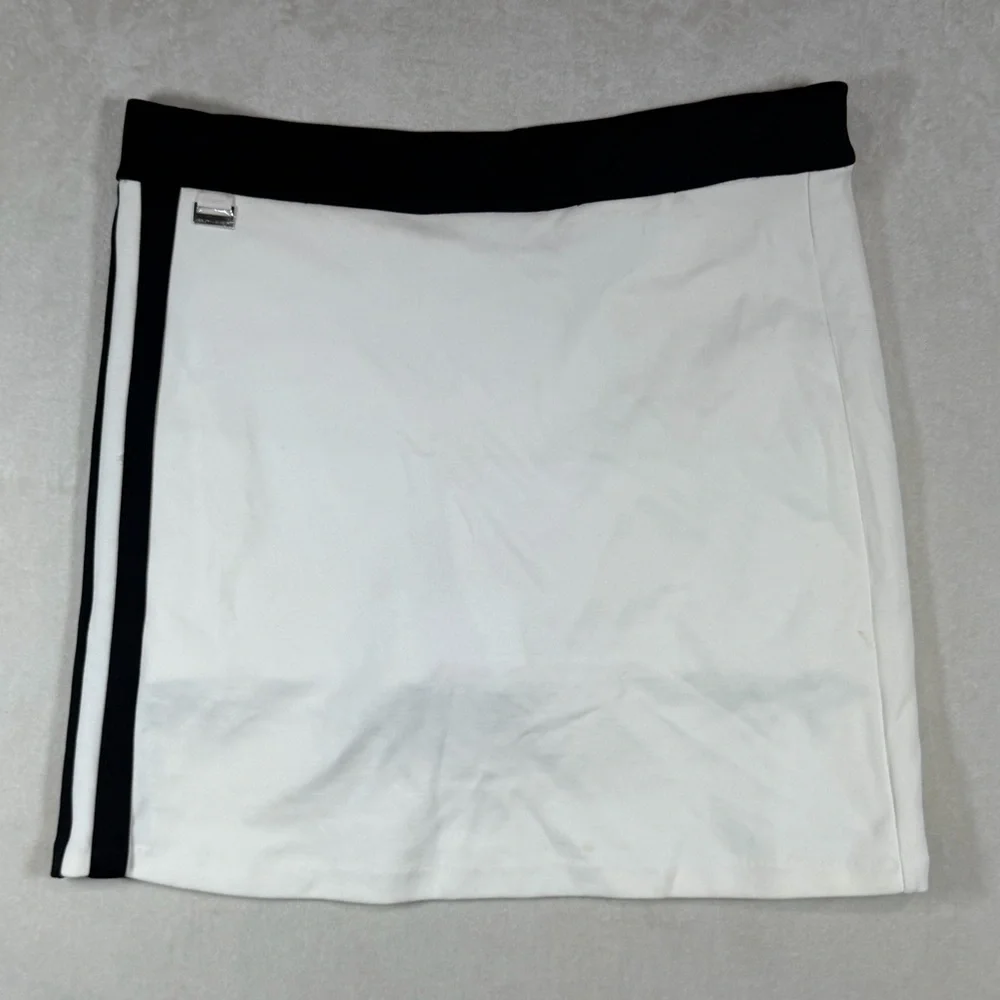 Women’s Ralph Lauren Golf Medium Cotton Blend Black and White Athletic Skirt